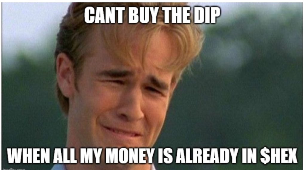 When you can't buy the dip